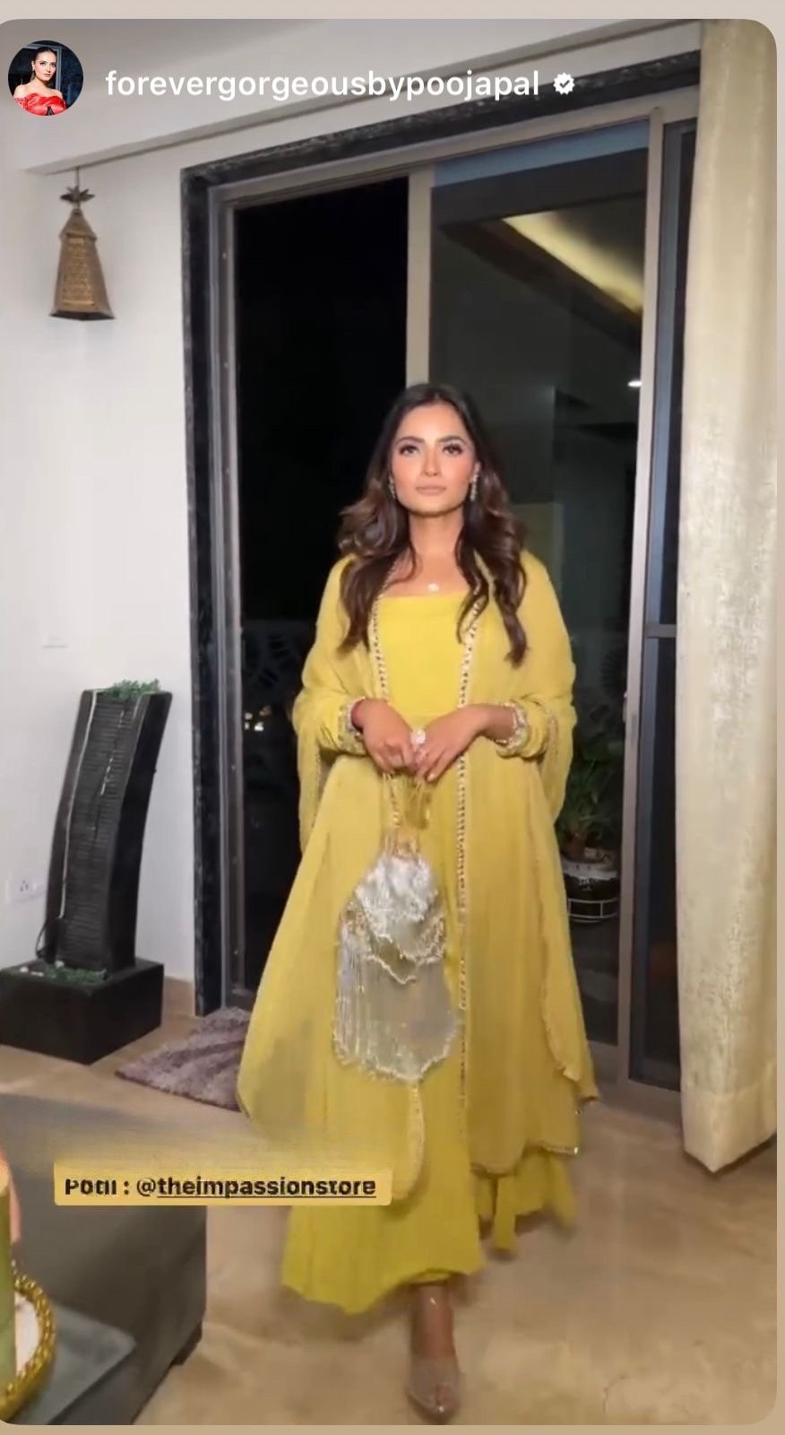 POOJA TASSEL POTLI- silver and gold